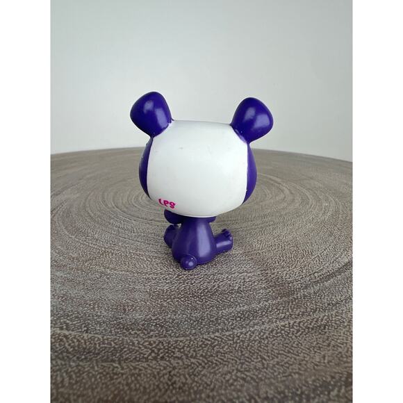 Littlest Pet Shop #2695 Penny Ling Panda Bear Purple White Pink Eyes - Picture 2 of 3